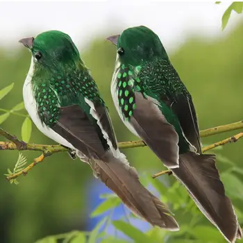 Útil Pássaro Artificial Realista, 4 Cores de Simulação de Aves Gramado Decoração de Fotografia com Adereços, de Aves Ornamento para o Pátio