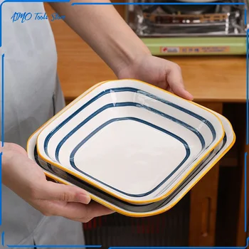 7 polegadas / 8 polegadas Japonês snack-placa de cozinha utensílios domésticos de pequeno prato de louça adequado para micro-ondas / forno, máquina de lavar louça