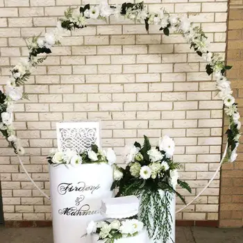 Multi-redonda do tamanho de casamento arco falso stand de flores de fundo adereços de decoração de festa de aniversário de balão de ferro prateleira arco