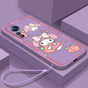 Caso De telefone Xiaomi Mi 12S 12X 12T 12 11i 11T 11 10 10 10T Pro Lite Ultra 5G Melodia Sanrio Arte Anime Bonito Líquido de Cobertura do cabo
