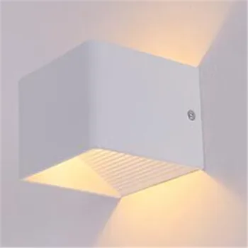 LED, Lâmpada de Parede LED Quadrado de Alumínio, Parede de Luz de Cabeceira quarto Quarto de Iluminação Home Indoor da Decoração do Interior Lâmpadas de Parede