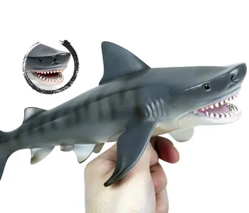 Simulação De Mar De Vida De Animais Tubarão Branco Modelo Macio Grande Tubarão Figuras De Ação Modelo Realista De Brinquedos Educativos Para Crianças De Presente