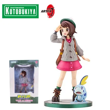 Original Kotobukiya 1/8 ARTFX J Pokémon Espada e Escudo Gloria Sobble Colecionáveis Modelo Genuíno de Anime Figura Kawaii Brinquedos de Presente