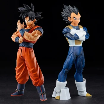 23cm Dragon Ball Z Goku Vegeta PVC Figuras de Ação Dragon Ball Super Anime Figura de Goku Estatueta de Brinquedos