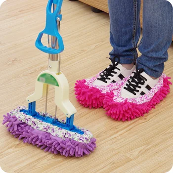 1PC Multifunções Piso de Pó de Limpeza de Chinelos, Sapatos de Preguiça de Lavar Sapatos Casa para Limpeza de pavimentos de Micro Fibra para Limpeza de Sapatos