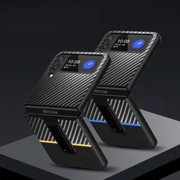 Com Suporte De Apoio, Suporte De Case Para Samsung Galaxy Z 4 Flip Case Para Samsung Galaxy F7210 Caso Galaxy Z Flip 3 Caso