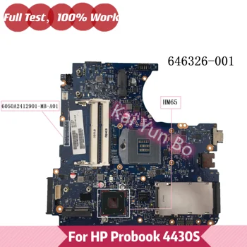 646326-001 646326-501 placa-mãe Para o HP ProBook 4430S 4330S Laptop placa-Mãe HM65 memória DDR3 100% Testado OK