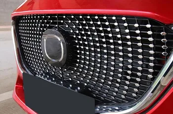 Para Mazda 3 AXELA 2017 2018 2019 Alta qualidade ABS Plásticos de Engenharia carro Grelha de Gypsophila modificação de acessórios para carros