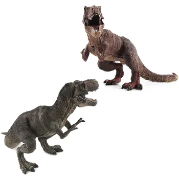 -Tamanho Grande Vida Selvagem Tiranossauro Rex Dinossauro De Brinquedo De Plástico Jogar Brinquedos Dinossauro Modelo De Figuras De Ação Crianças Menino De Presente