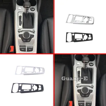 Tampa do carro Vara Interior Interior do Meio Mudança de Estol de Pá Copa do Switch Frame Lâmpada Guarnição 1PCs Para Audi Q2 Q2L 2018 2019 2020 2021 2022