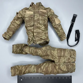 Em Estoque HT HotToys Escala 1/6 dos Homens Soldado Tendência Exército Estilo Jaqueta Calças com Cinto de 12 Polegadas Figura de Ação do Modelo de Brinquedos