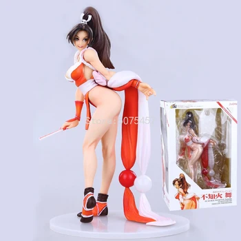 26 O Rei dos Lutadores Hentaii Anime Figura Mai Shiranui Sexy Figura de Ação Garota Sexy Adultos Coleção de Modelo de brincar com bonecas e Brinquedos