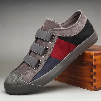 Sapatos de lona de Homens sapato Casual Masculino resistente ao Desgaste Confortável Rodada Toe cadarço de tênis zapatillas mujer