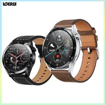 LOERSS Assistir GT3 Mesmo H40 Smart Watch Homens Android Bluetooth Chamada Smart Watch 2022 NFC Assistir Esportes Monitoramento Pulseira