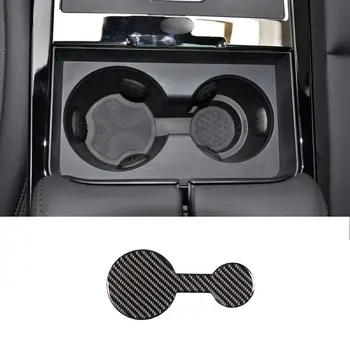 Real Carbonfiber Carro Console Central Porta-Copo Almofada De Carro De Montanha Russa Aquática Interior Para O Range Rover Range Rover Evoque L551 2019 -2
