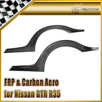 Carro-styling Para a Nissan R35 de Fibra de Carbono TS Estilo pára-choque Traseiro Flare