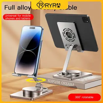RYRA 360° Secretária de Metal do Telefone Móvel Suporte Para IPhone 14 13 IPad Xiaomi Ajustável área de Trabalho do Tablet Titular da Célula de Suporte do Telefone