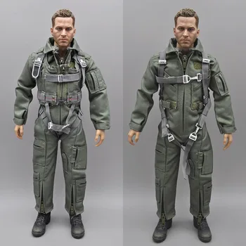 1/6 do sexo Masculino Soldado da Força Aérea Militar Vestuário Uniforme de Combate, Terno da Camuflagem com Peito de Suspensão do Modelo De 12