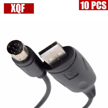 XQF 10PCS USB Cabo de Programação CT-62 para a Rádio Yaesu FT-100D FT-817ND FT-897 FT-857D Rádios