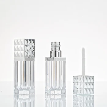 Multicolor praça tubo de ar personalizada brilho labial embalagens de cosméticos de luxo