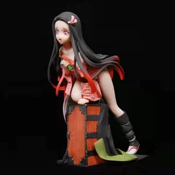 20CM Anime Kimetsu Não Yaiba Figura a caixa de Kamado Nezuko Figura de Ação Demon Slayer Kamado Nezuko Estatueta modelo de brinquedos de presente para as crianças