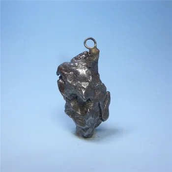 Argentina pedra natural ferro de meteoritos pingente genuíno extraterrestre preto de ferro-níquel meteorito de cristal mineral amostras