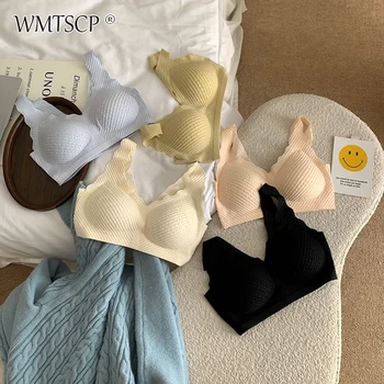 WMTSCP de lingerie Sexy para Mulheres sutiã Profundo em forma de V confortável mulheres sexy Push-up bra Mulheres sutiã