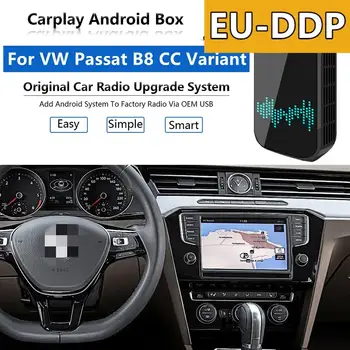 Rádio Carplay atualização do Android Automática de Áudio Para Volkswagen VW Passat B8 CC Variante De 2015 - 2020 Apple Car Multimedia Player unidade GPS