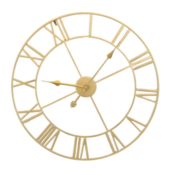 3d Retro Rústico Relógio de Parede do Meato Relógio para Decoração Vintage Romen Número Relógio Rústico Rodada Relógios de Parede