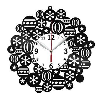 A Neve do inverno disco de Vinil de Parede Relógio de Design Moderno, de Arte Silenciosa Decorativos Clock 3D de Suspensão de CD-Relógio de Parede Relógio de 2021 Sal Quente
