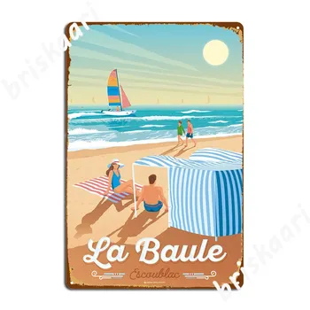 La Baule, França Arte De Impressão Placa De Metal Cartaz No Club Bar Club Home Clássico Cartaz De Estanho Sinal De Cartazes