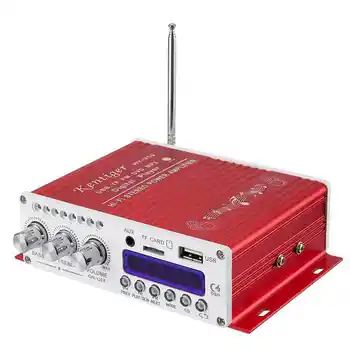 Kentiger V10 Hi-Fi Classe-AB Stereo Digital Player Super Bass Bluetooth Amplificador com Controle Remoto sem Fio de alto-Falante de Áudio do Carro